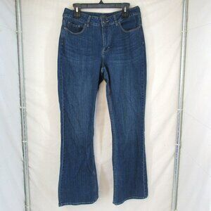 Riders by Lee Women's Mid Rise Bootcut 13072A7 Medium Wash Decorated Pockets 12M